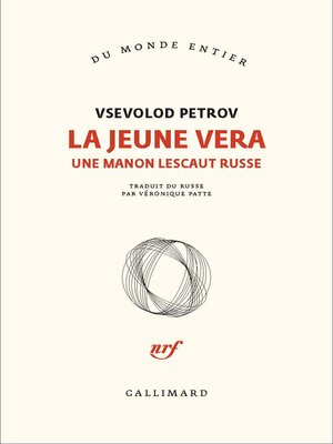 cover image of La jeune Vera